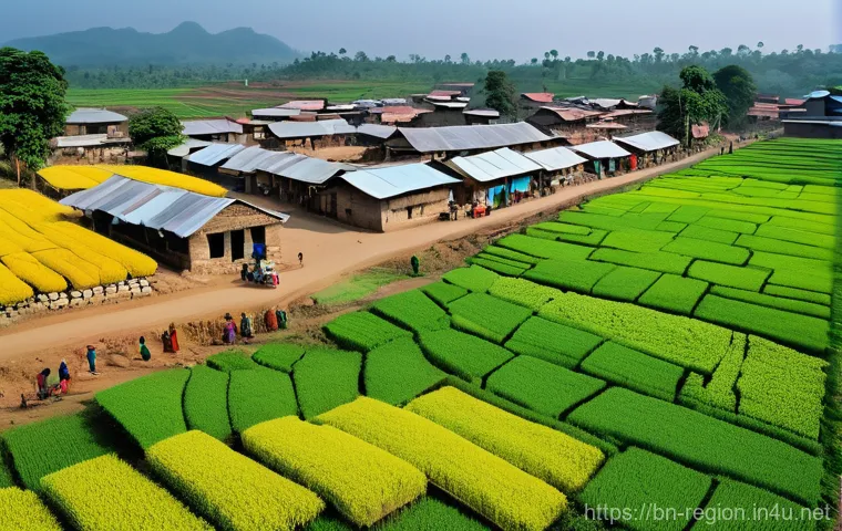 지역개발 도시계획과의 차이점 - **Prompt 1: Rural Progress and Community Spirit**
    A wide-angle, realistic photo capturing a vibr...