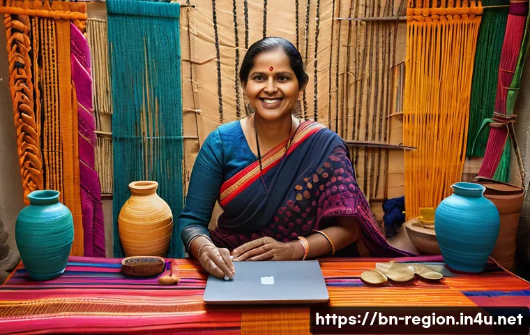 지역개발과 관련된 문화적 접근 사례 - **Vibrant Bangladeshi Artisan in Digital Spotlight**
A skilled Bangladeshi artisan, a woman in h...